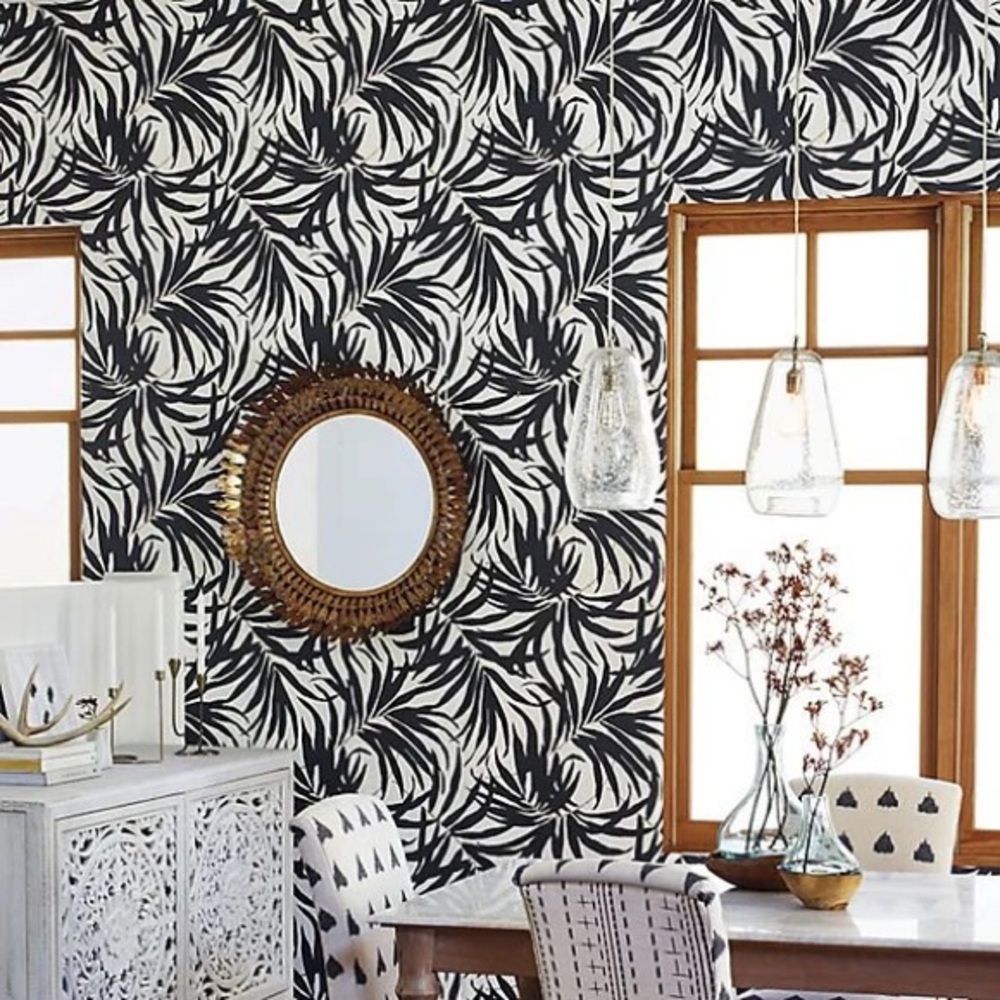 🥳HP Anthropologie York Bali Leaves Premium Peel Stick Wallcovering / Wallpaper